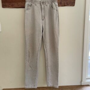 Vintage | L. L. Bean Gray Denim Straight High Rise 90s Dad Jeans S 28 30